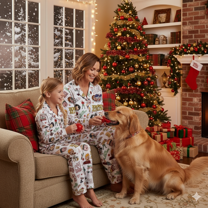 HomePJs™ Home Alone Family Christmas Pajama Set
