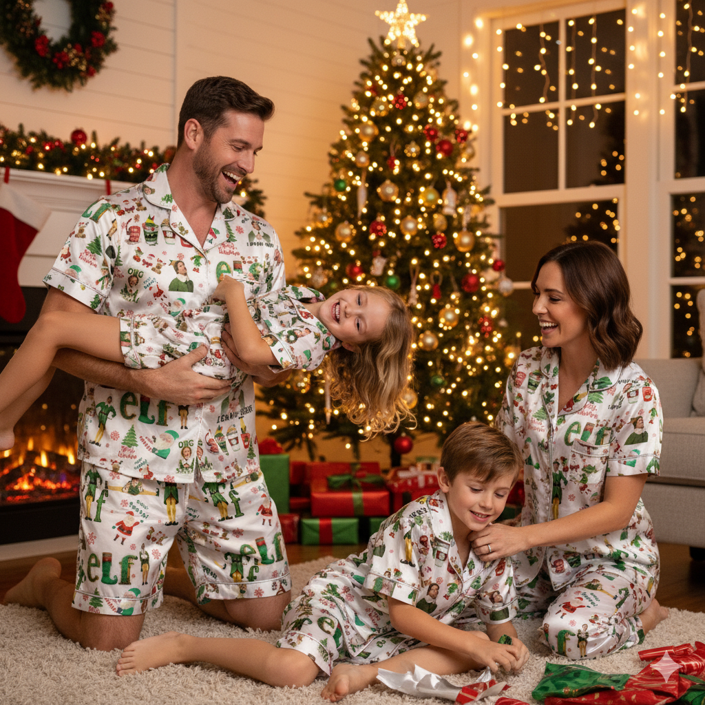 HomePJs™ Christmas Buddy The Elf Pajamas Set