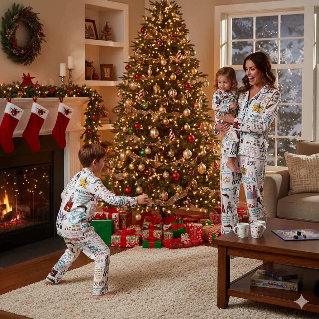 HomePJs™ Hamilton Musical Satin Pajamas