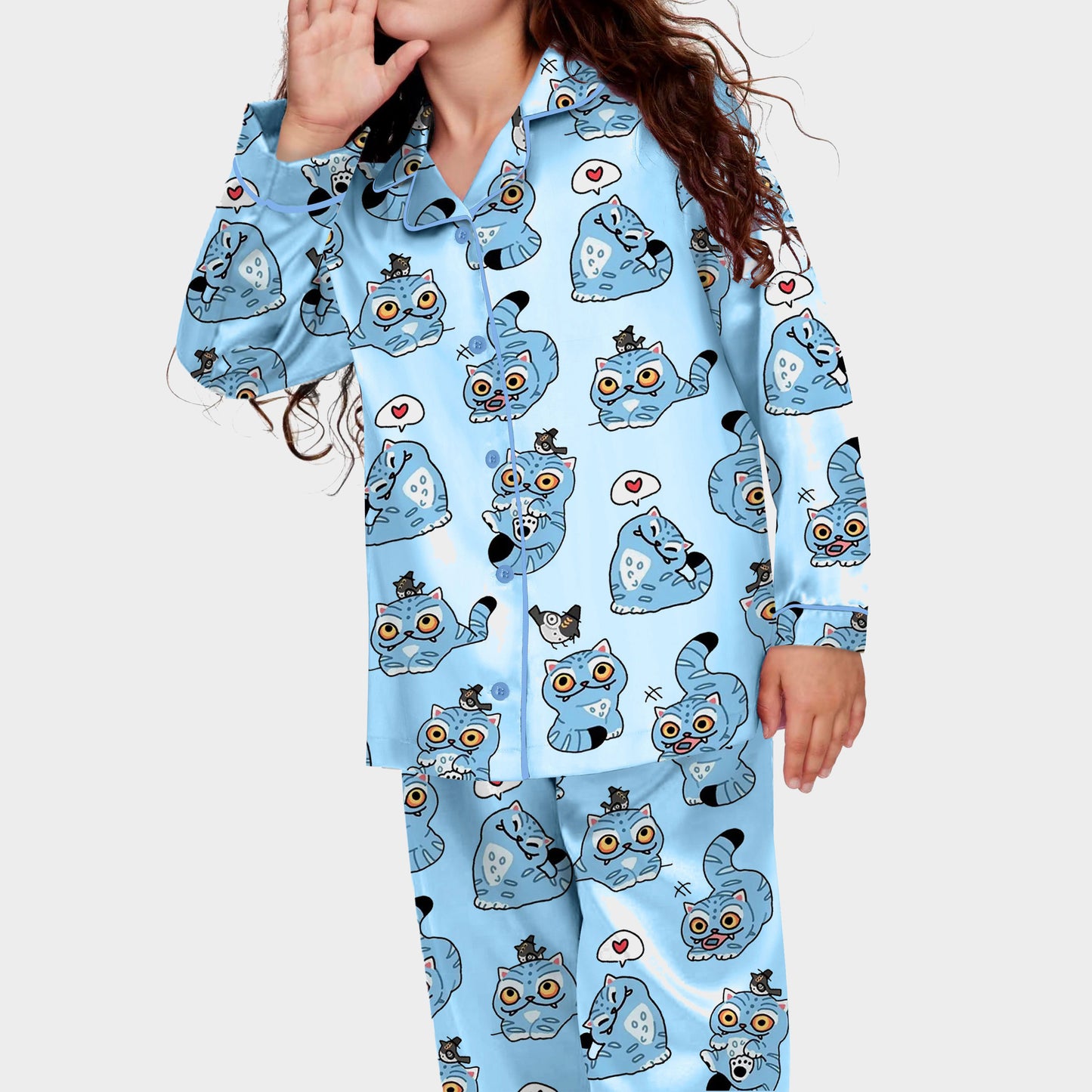 HomePJs™ Derpy Tiger Demon Hunters Pajama Set