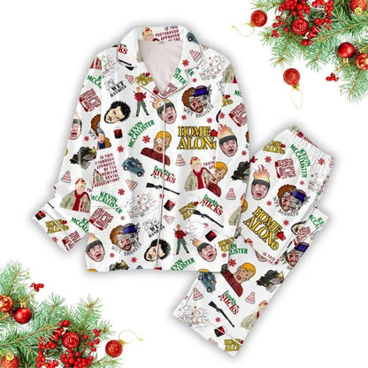 HomePJs™ Home Alone Family Christmas Pajama Set
